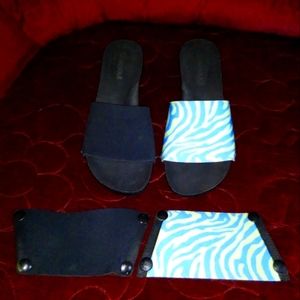 Onesole 'Original Interchangeable Shoe' with 2 Tops (Size 7)